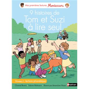 Tom et Suzi - : Mes premières lectures Montessori - 9 histoires de Tom et Suzi à lire seul - Niveau 1-Nathan