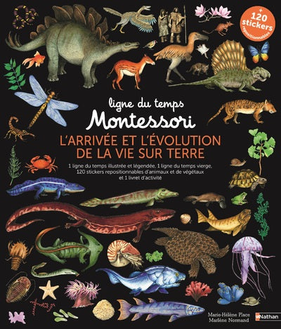 Meine Montessori-Zeitleiste – Die Ankunft des Lebens auf der Erde – 2,5 Meter großes Montessori-Fries