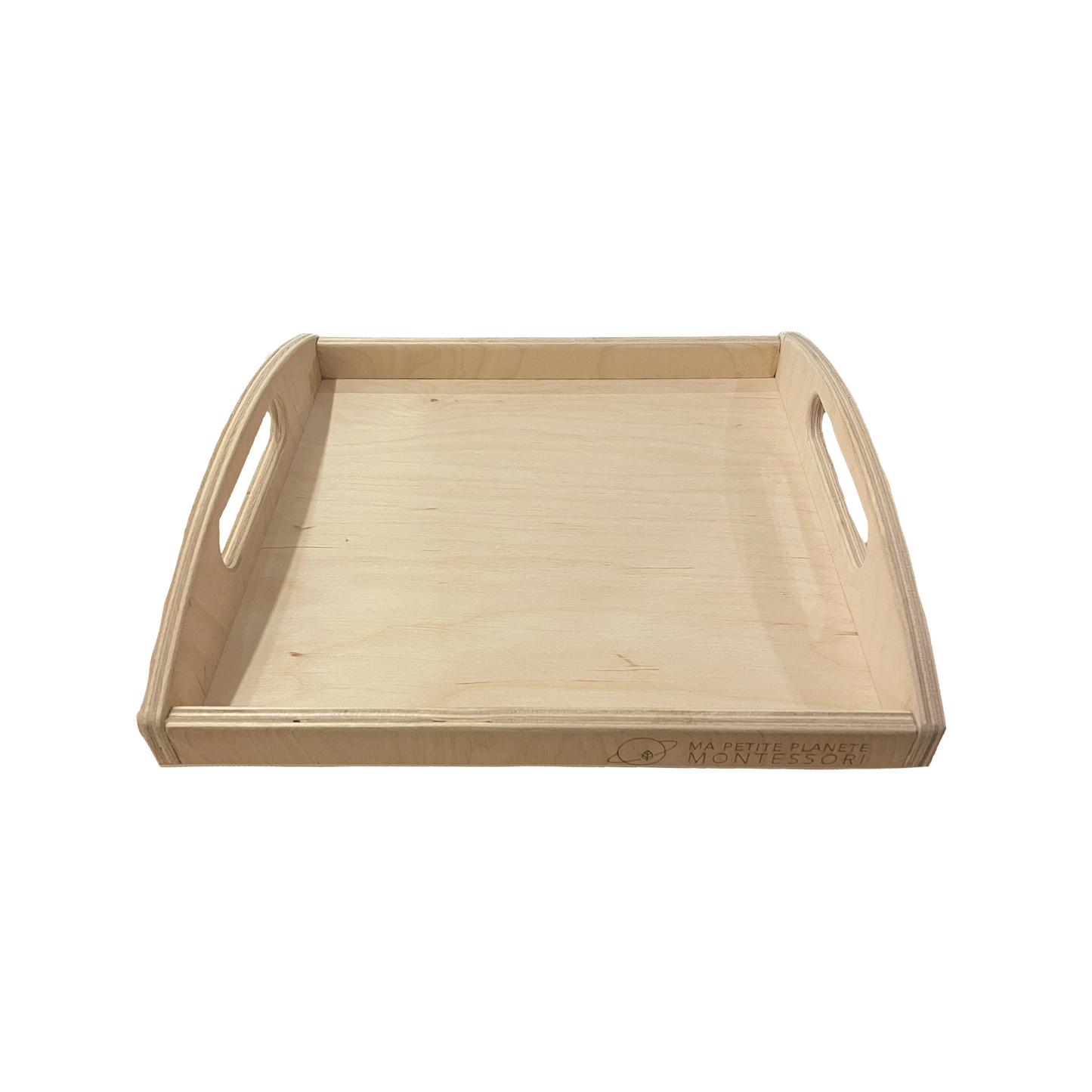 Activity tray: small wooden tray