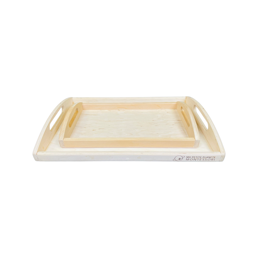 Activity tray: small wooden tray