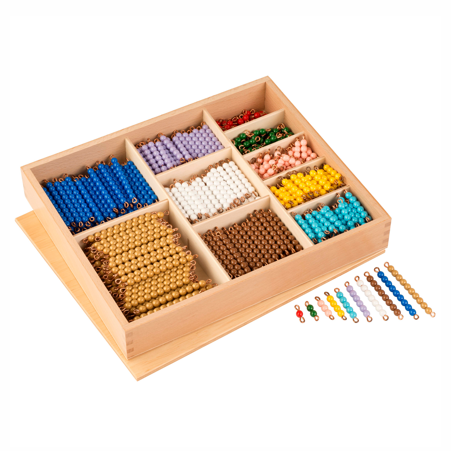 Multiplication Bead Box: Individual Nylon Beads - Nienhuis AMI