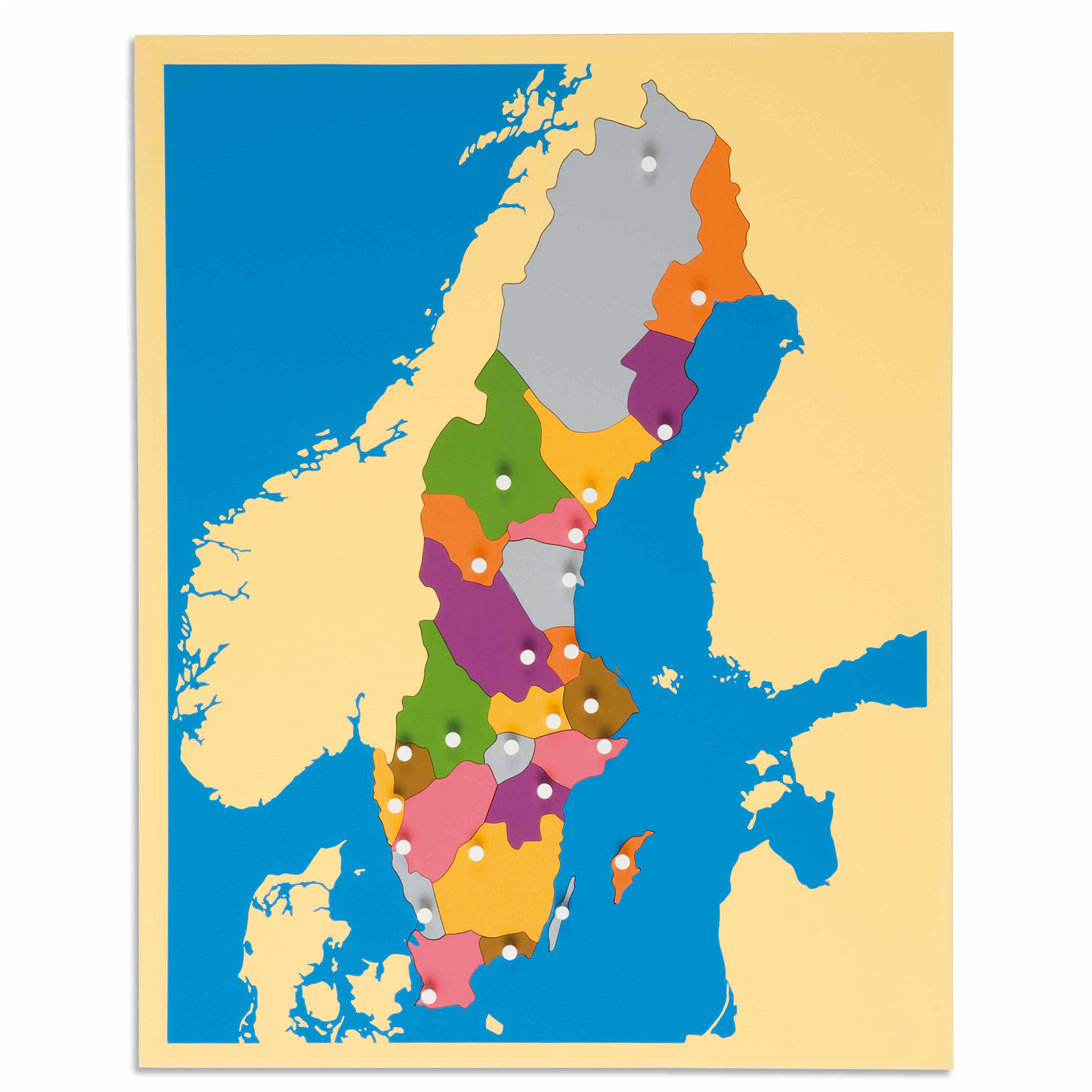 Puzzle Map: Sweden - Nienhuis AMI