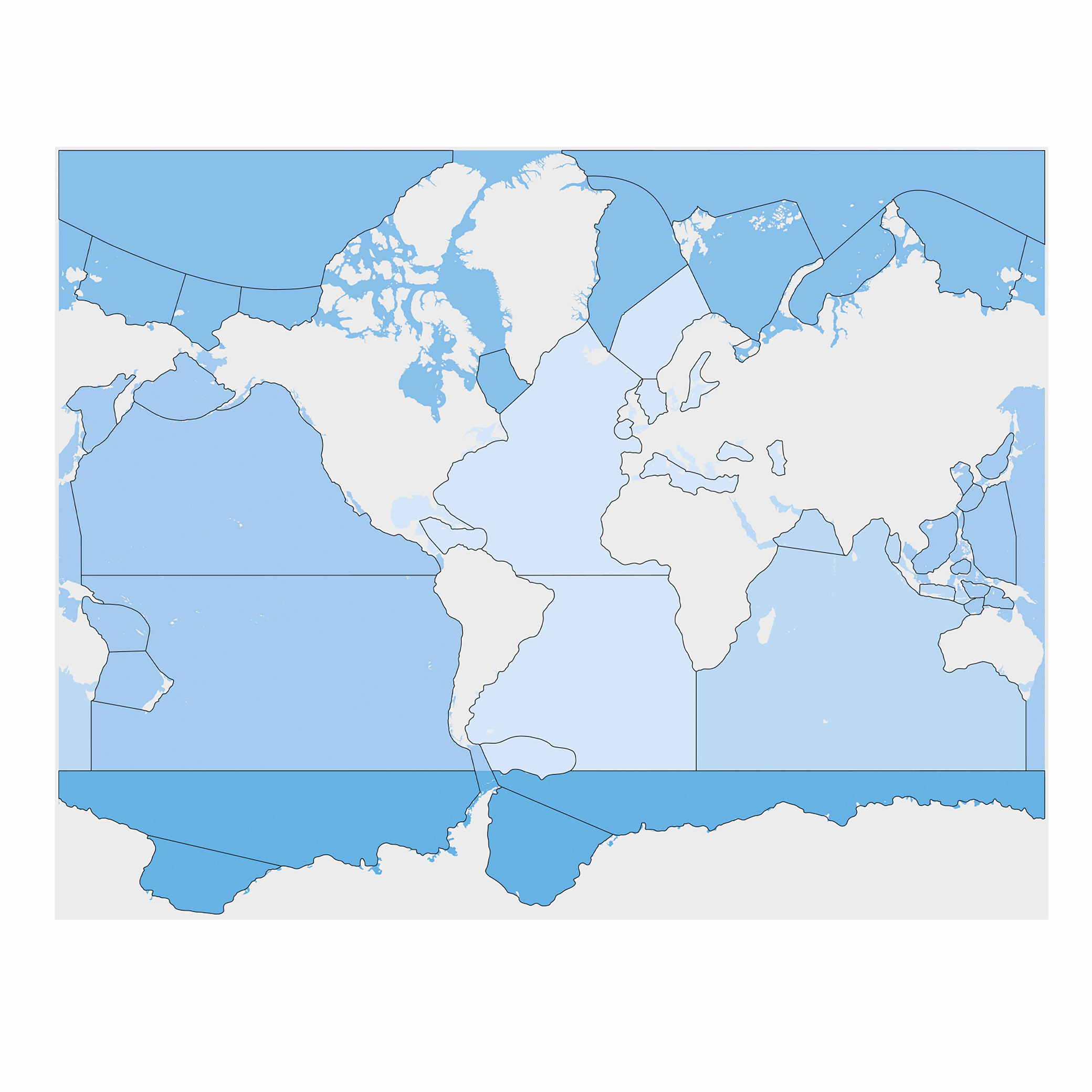 Control chart seas and oceans: mute - Nienhuis AMI – Ma Petite Planète ...