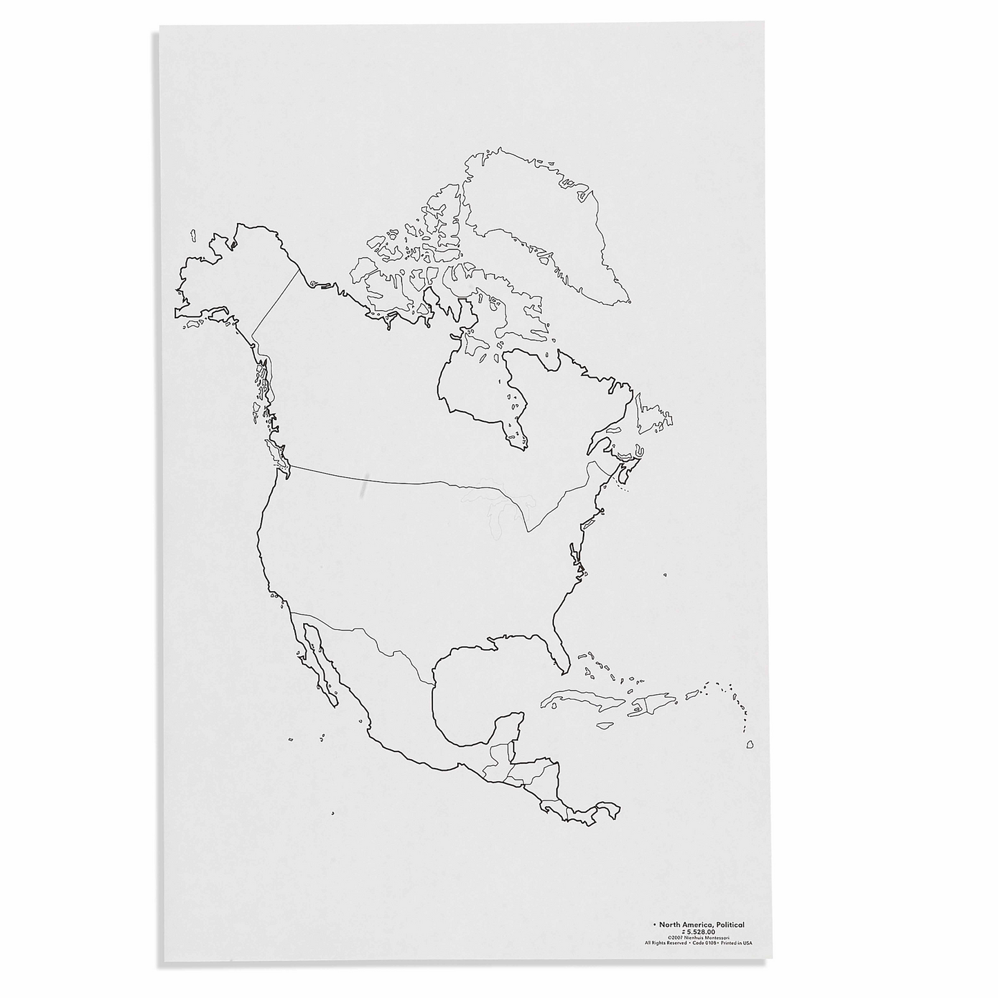 Map of the states of North America x 50 - Nienhuis AMI