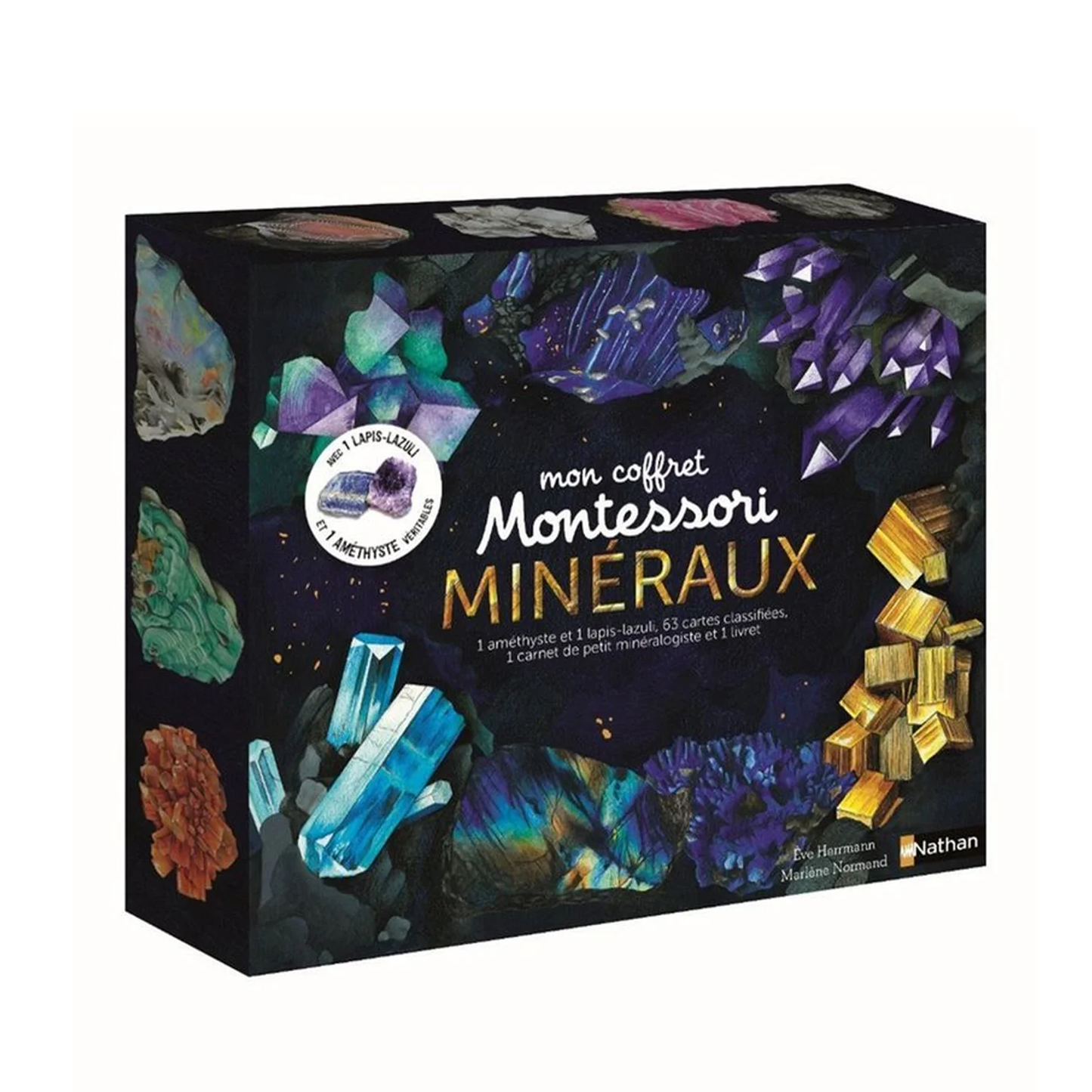 Mon coffret Montessori des minéraux - Avec 2 pierres véritables -Nathan