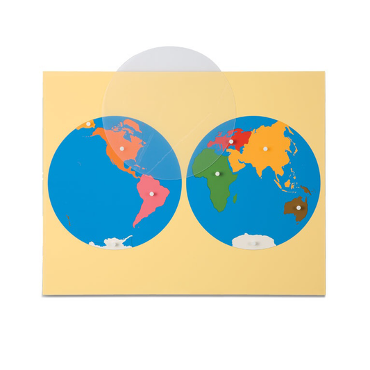 World Planisphere Puzzle Piece: North America - Nienhuis AMI 