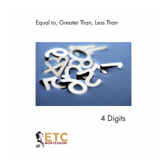 Equal, Greater, Less than (Up to 4 Digits) - Nienhuis AMI