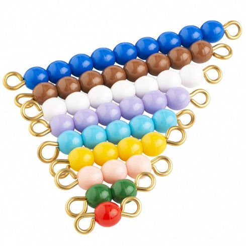 Escalier de perles colorés de 1 à 9 - GAM AMI